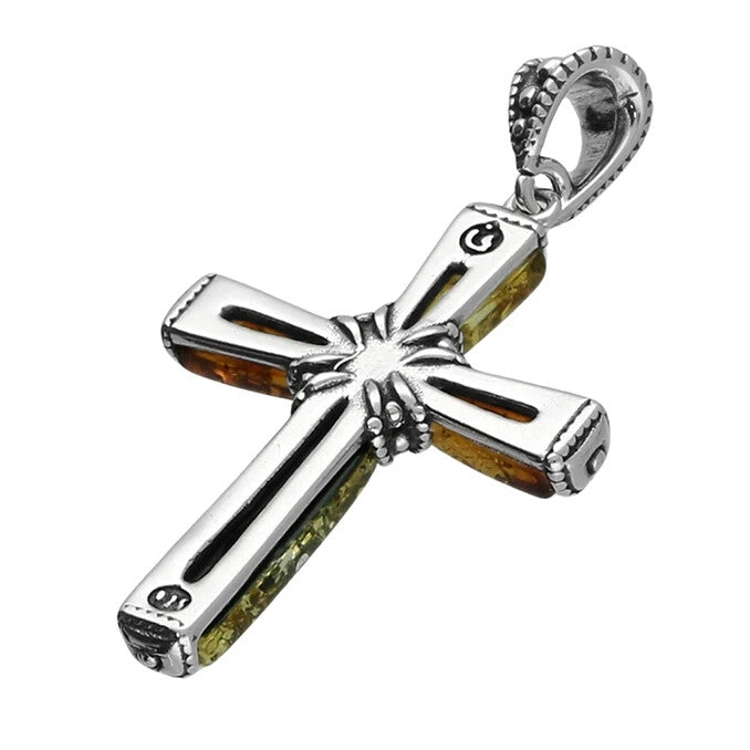 Strapped Cross Sterling Silver 925 Hallmarked British Made All Chain Lengths