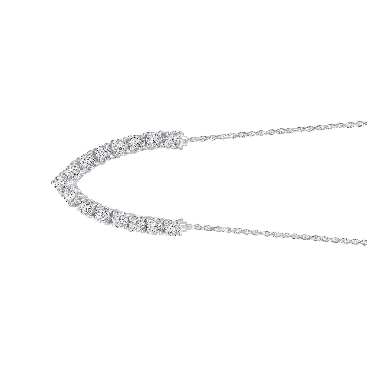15 Stone Statement Necklace Sterling Silver 925 Hallmarked Brand New Boxed