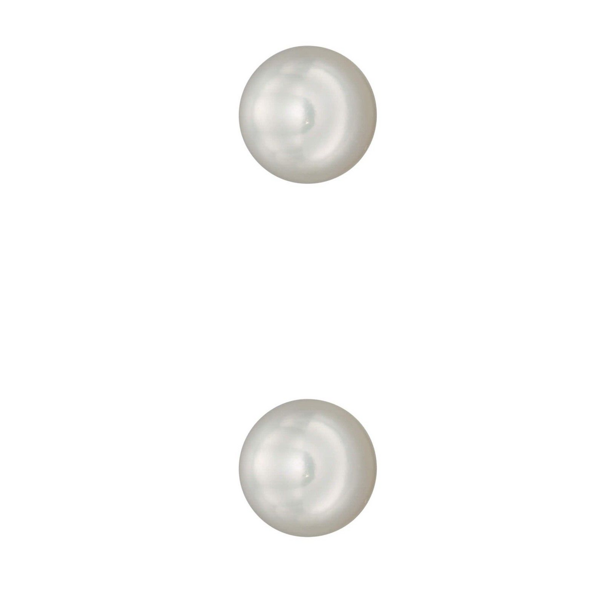 5mm Round Pearl Stud Earrings British Made 9ct Yellow Gold 375 Hallmarked