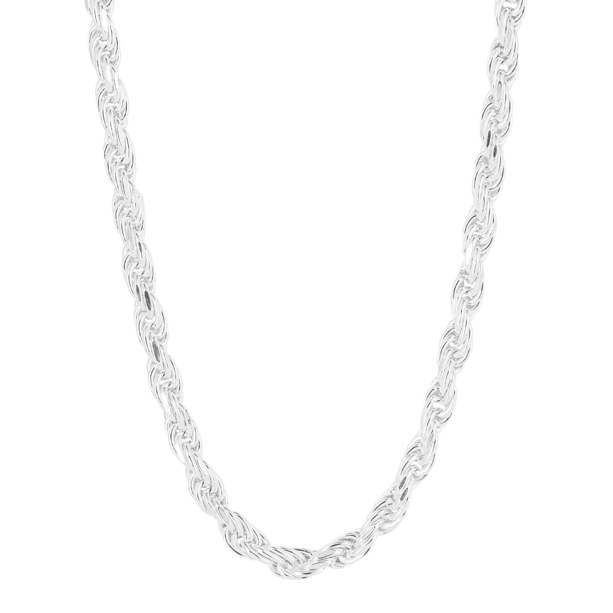 DC Rope Chain Necklace Sterling Silver 925 Hallmarked Brand New Boxed