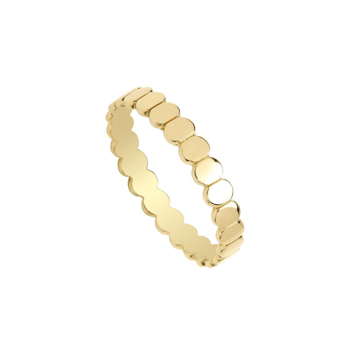Oval Twist Ring 9ct Yellow Gold Hallmarked Sizes L - S British Made Brand New