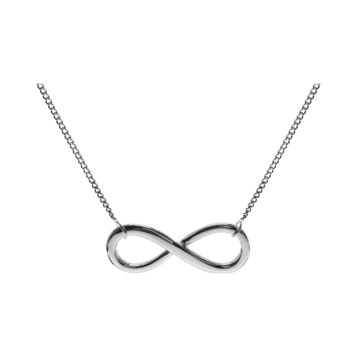 Original Infinity Necklace Solid Sterling Silver 925 Hallmarked British Made