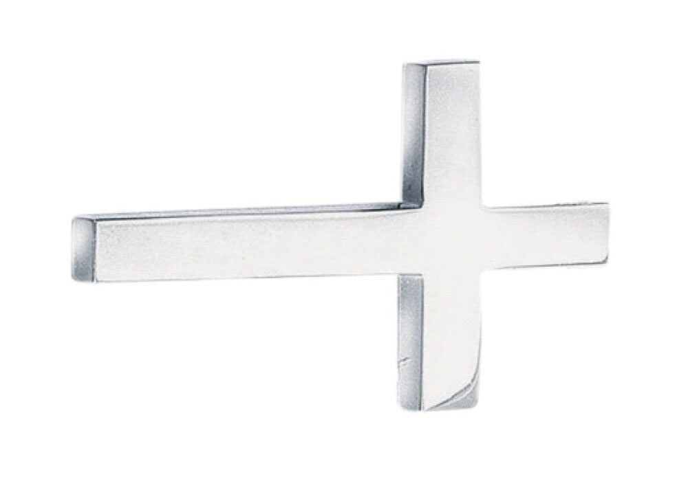 Large Slider Cross Sterling Silver Pendant 925 Hallmarked All Chain Lengths
