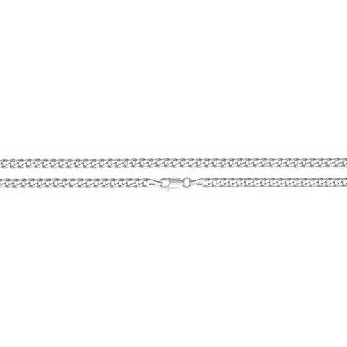 Men's Sterling Silver Bracelet Curb Link British Made 925 Hallmark 8" Weight 4g
