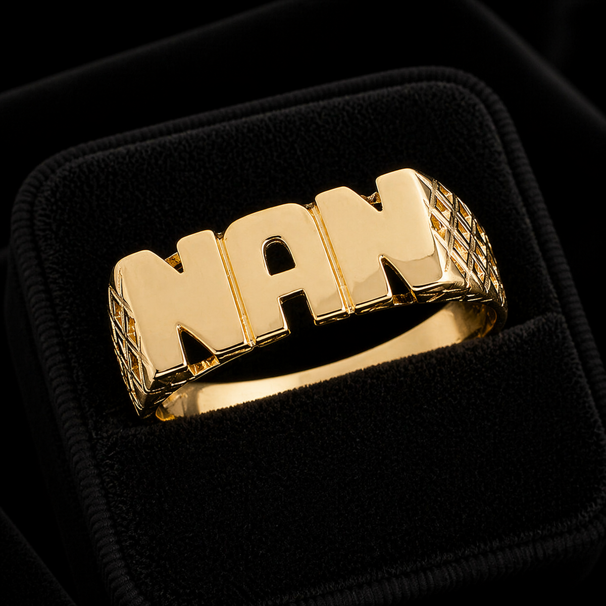 Nan Ring 9ct Yellow Gold 375 Hallmarked Sizes J - S British Made