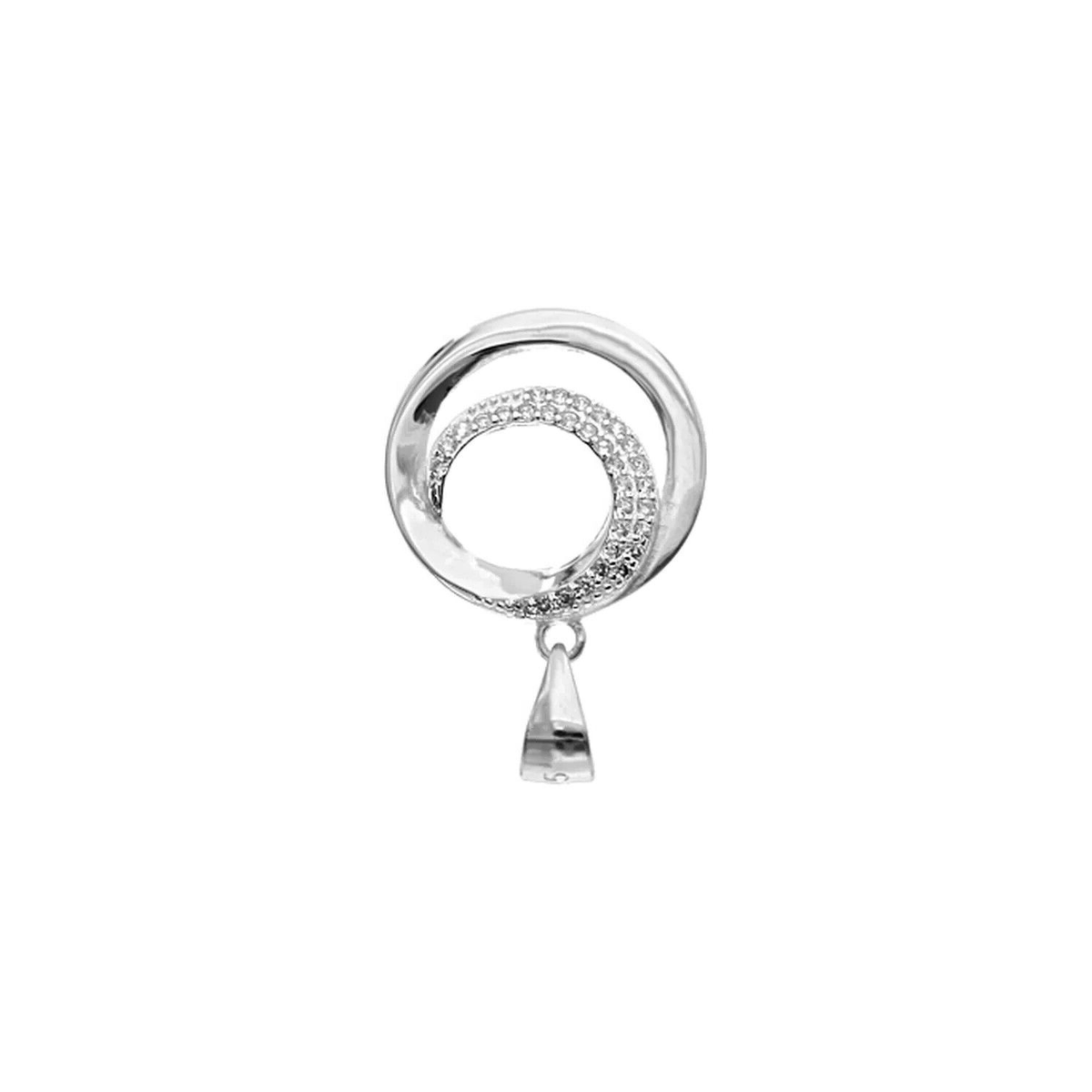 Swirl Wave Pendant Sterling Silver 925 Hallmarked  All Chain Lengths Brand New
