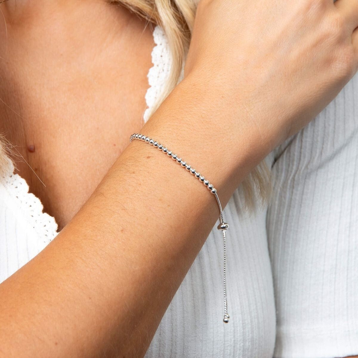 Adjustable Ball Toggle Bracelet Sterling Silver 925 Hallmarked Brand New Boxed