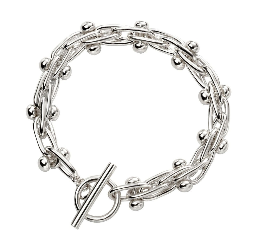 T Bar Mexican Style Bracelet Sterling Silver 925 Hallmarked Brand New Boxed