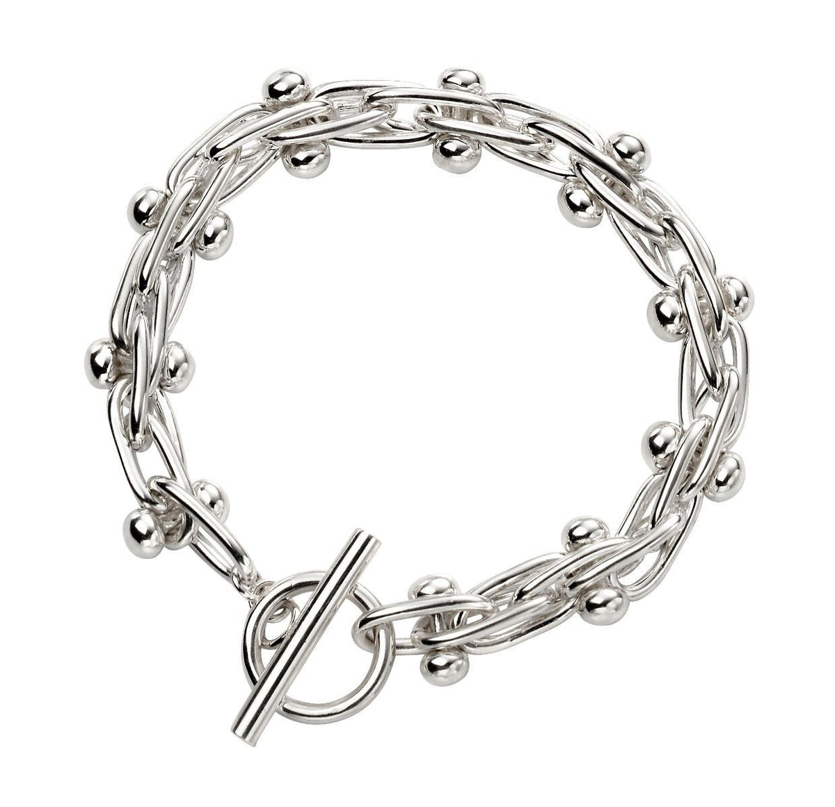 T Bar Mexican Style Bracelet Sterling Silver 925 Hallmarked Brand New Boxed