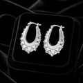 Creole Hoop Earrings Solid Sterling Siver 925 Hallmarked Brand New Boxed