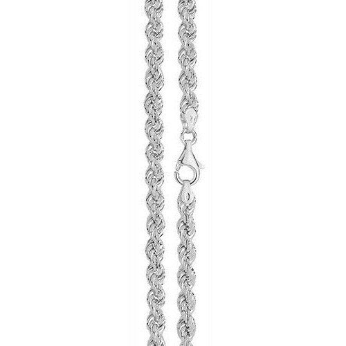 Sterling Silver Roped Bracelet British Made 925 Hallmarked 8" Weight 17.2g