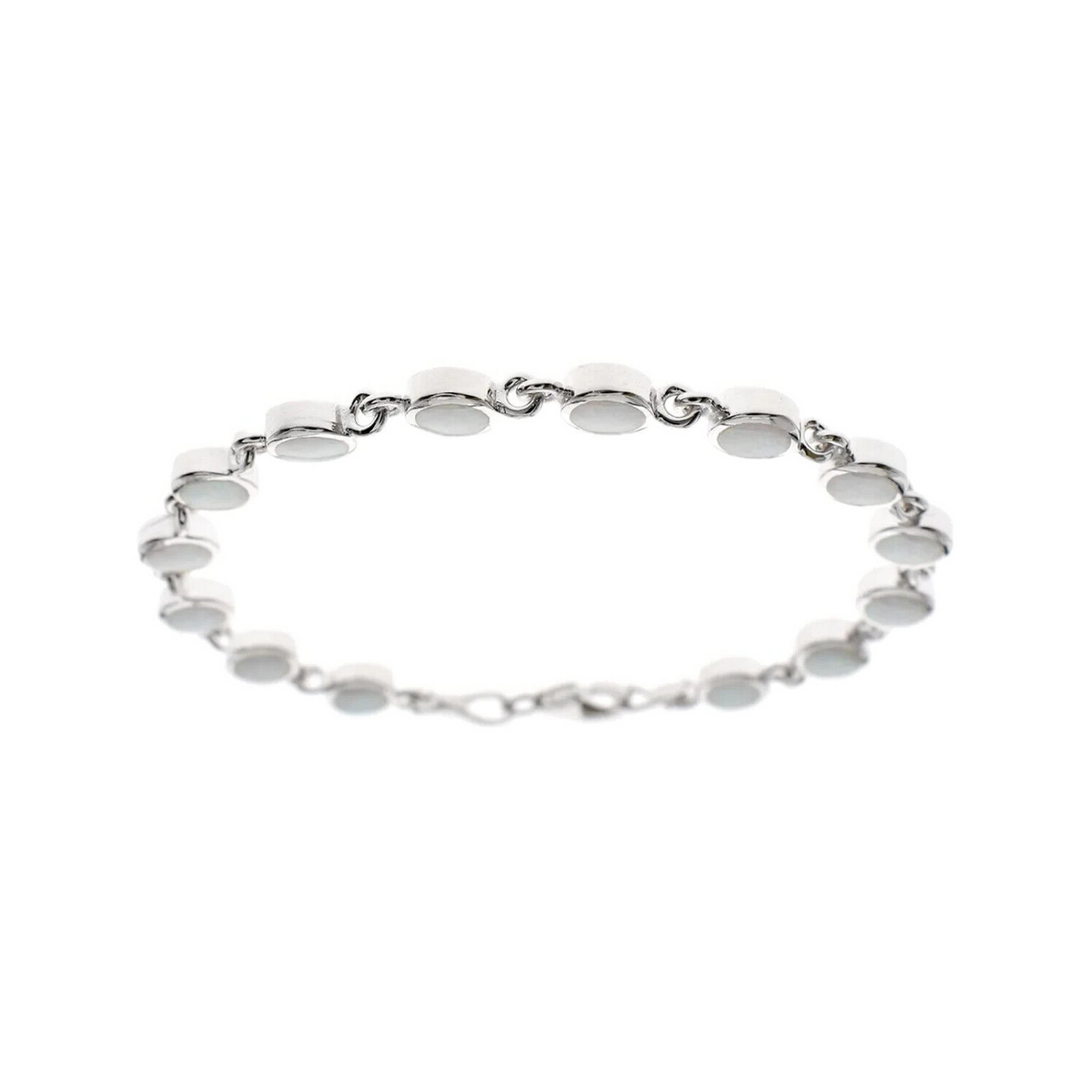 Marquise Natural Quartz Bracelet Sterling Silver 925 Hallmarked Brand New Boxed