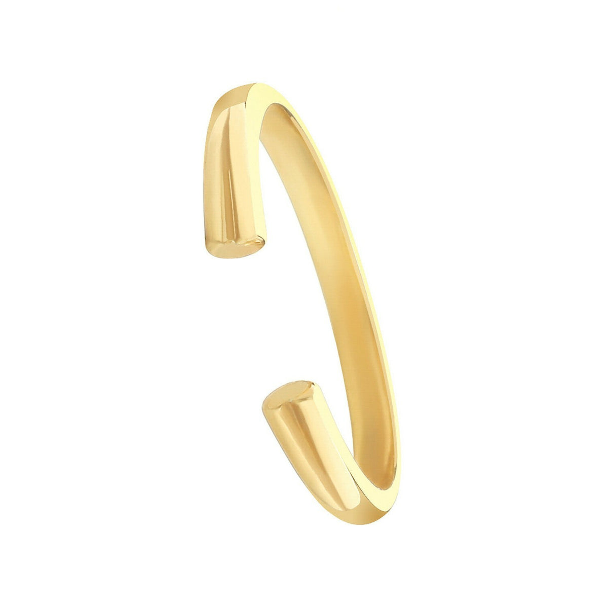 Sterling Silver Torque Ring Gold Plated 925 Hallmarked Size I - T British Made