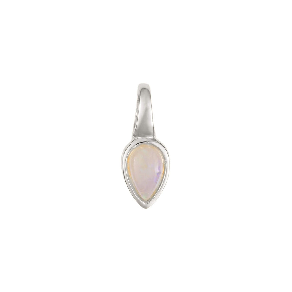 Semi Precious Birthstone Pendant Sterling Silver 925 Hallmarked All Months