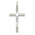 Large Engraved Cross Sterling Silver 925 Hallmark British Made All Chain Lengths
