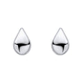 Statement Teardrop Stud Earrings Sterling Silver 925 Hallmarked Brand New Boxed