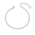Zircon Cup Chain Bracelet Sterling Silver 925 Hallmarked Brand New Boxed