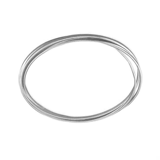 Triple Russian Bangle Sterling Silver 925 Hallmarked British Made Brand New