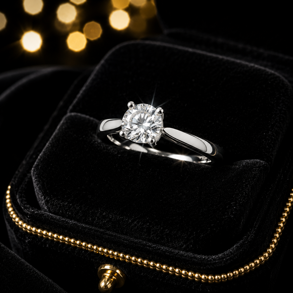 Sterling Silver Solitaire Ring Engagement Gemstone 925 Hallmarked Size J - U