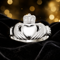 Sterling Silver Ring Claddagh 925 Hallmarked Size K - U British Made