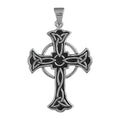 Dark Celtic Cross Sterling Silver 925 Hallmarked British Made All Chain Lengths