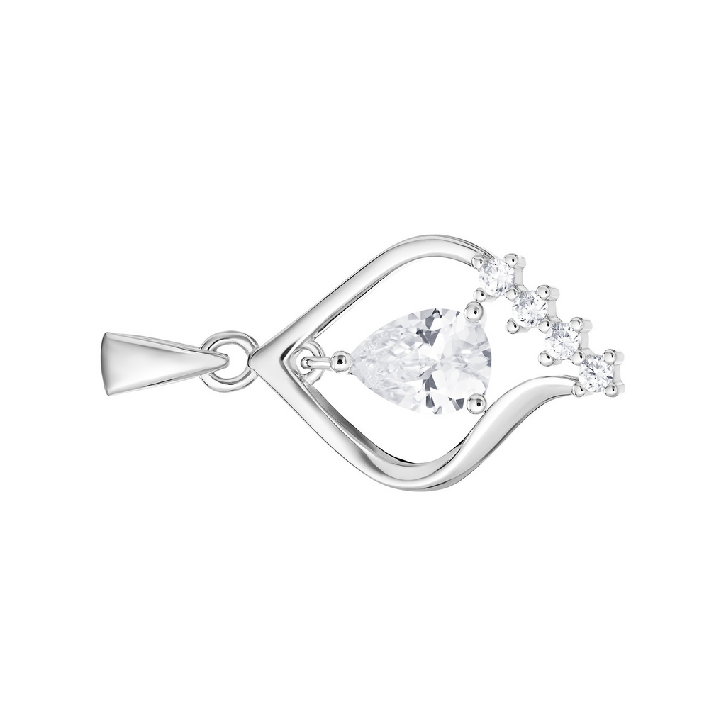 Teardrop Drop Pendant Sterling Silver 925 Hallmarked All Chain Lengths