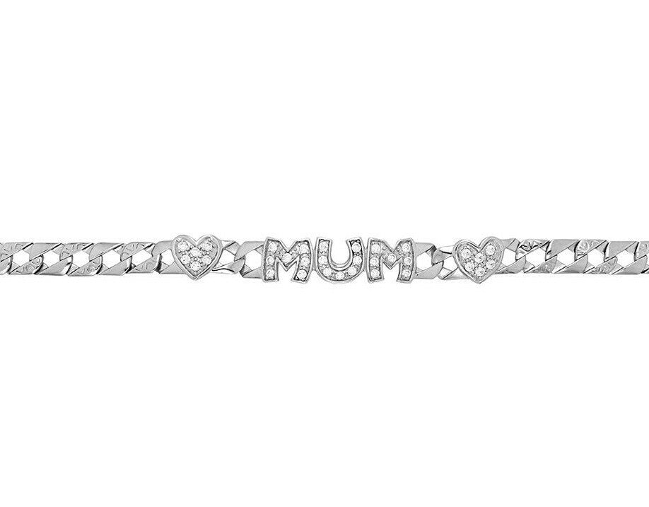 Mum Gemstone Bracelet Sterling Silver 925 Hallmarked British Made (Mothers Day)
