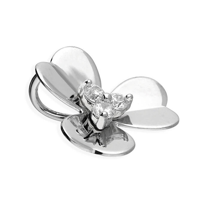 Floral Clover Statement Pendant Sterling Silver 925 Hallmarked All Chain Lengths