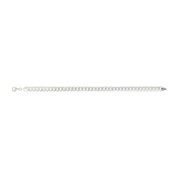 Gents Curb Bracelet Solid Sterling Silver 925 Hallmarked Brand New Boxed
