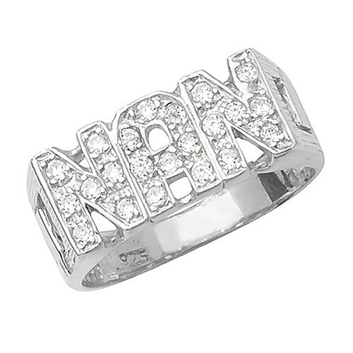 Nan Gemstone Ring Sterling Silver 925 Hallmarked Sizes L - T British Made