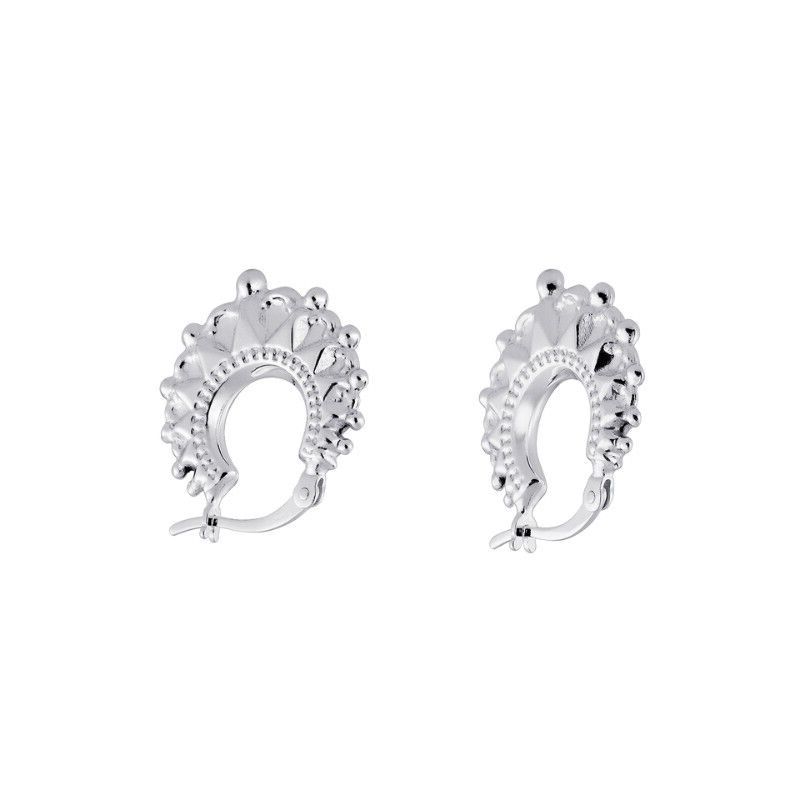 Classic Creole Earrings Sterling Silver 925 Hallmarked British Made Brand New