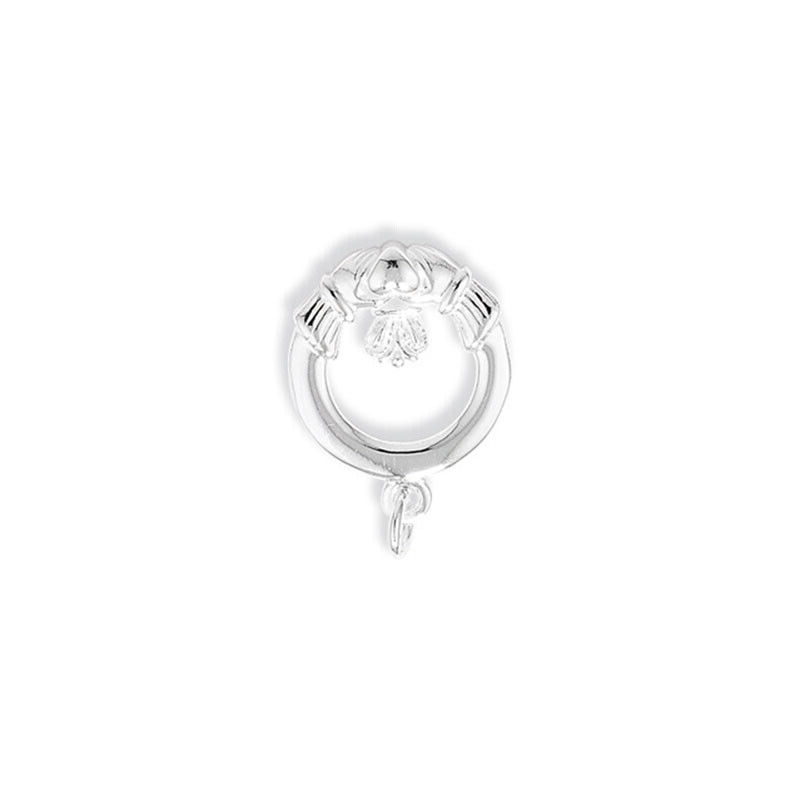 Plain Claddagh Pendant Sterling Silver 925 Hallmarked All Chain Lengths