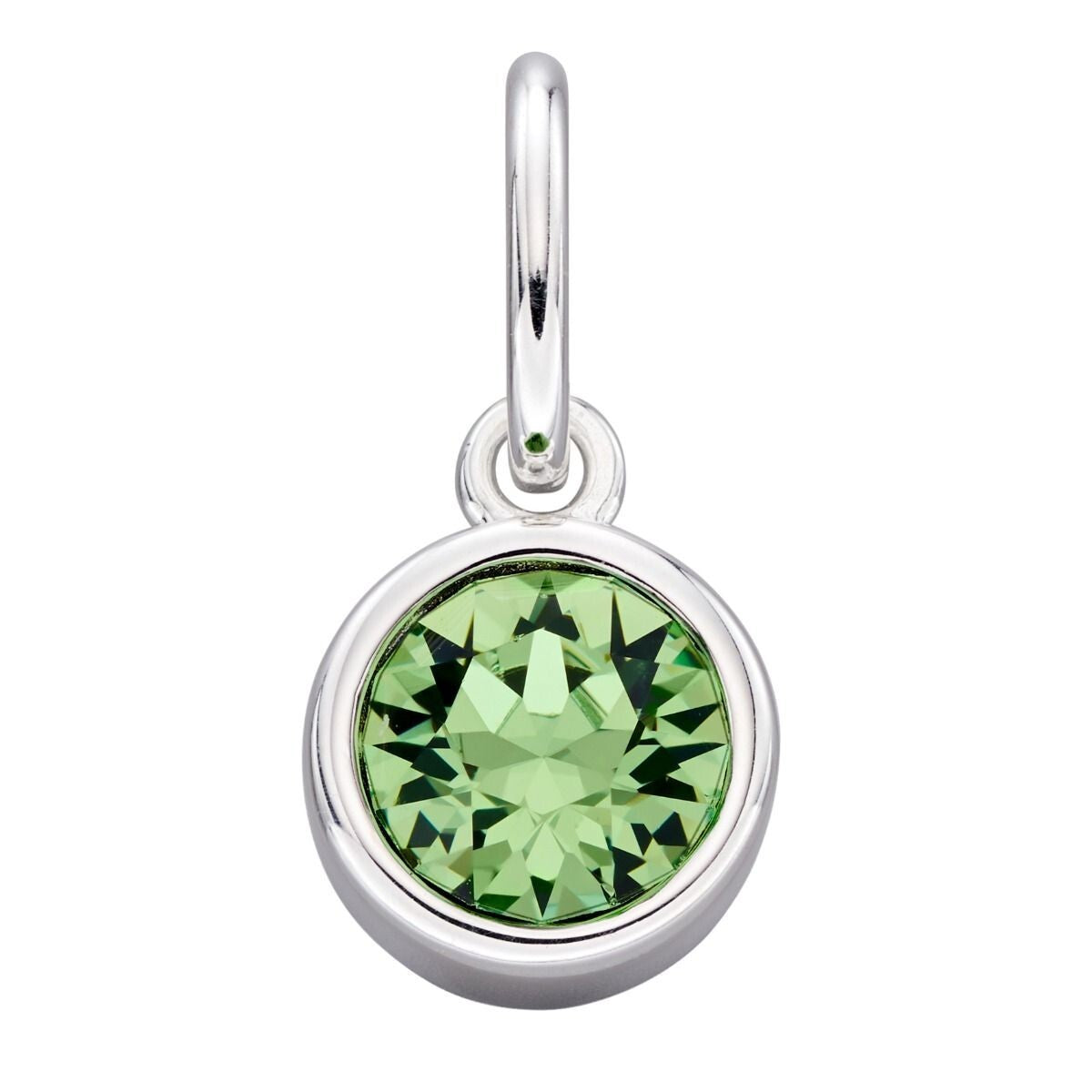 Crystal Birthstone Pendant Sterling Silver 925 Hallmark British Made All Months