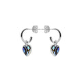 10mm Heart Hoop Earrings Sterling Silver 925 Hallmarked Brand New Boxed
