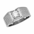 Men's Sterling Silver Signet Ring Engagement Gents 925 Hallmark Sizes L - X