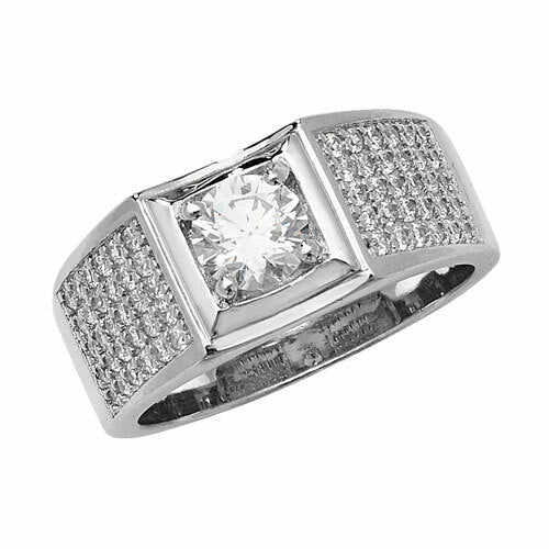 Men's Sterling Silver Signet Ring Engagement Gents 925 Hallmark Sizes L - X