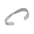 Twisted Ridge Bangle Sterling Silver British Made 925 Hallmarked Brand New Boxed