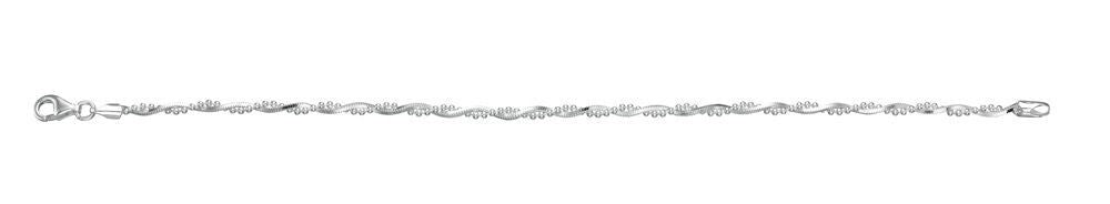 Twisted Chain Bracelet Sterling Silver 925 Hallmarked Brand New Boxed