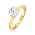 13 Lab-Grown Diamond Engagement Ring 18ct Yellow Gold Hallmarked Sizes J - Q