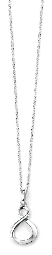 Infinity Loop Pendant Solid Sterling Silver 925 Hallmarked All Chain Lengths