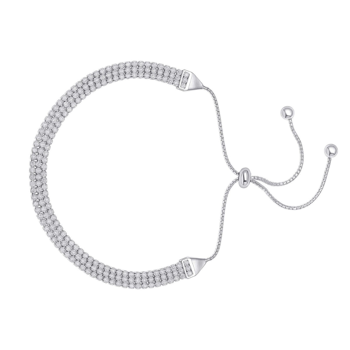 Multi Strand Cup Chain Bracelet Sterling Silver 925 Hallmarked Brand New Boxed