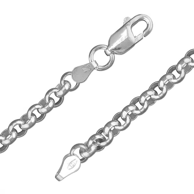 Gents Heavy Cable Chain Solid Sterling Silver 925 Hallmarked British Made
