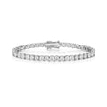 Lab Grown Diamond 18ct White Gold Tennis Bracelet Hallmarked British Made