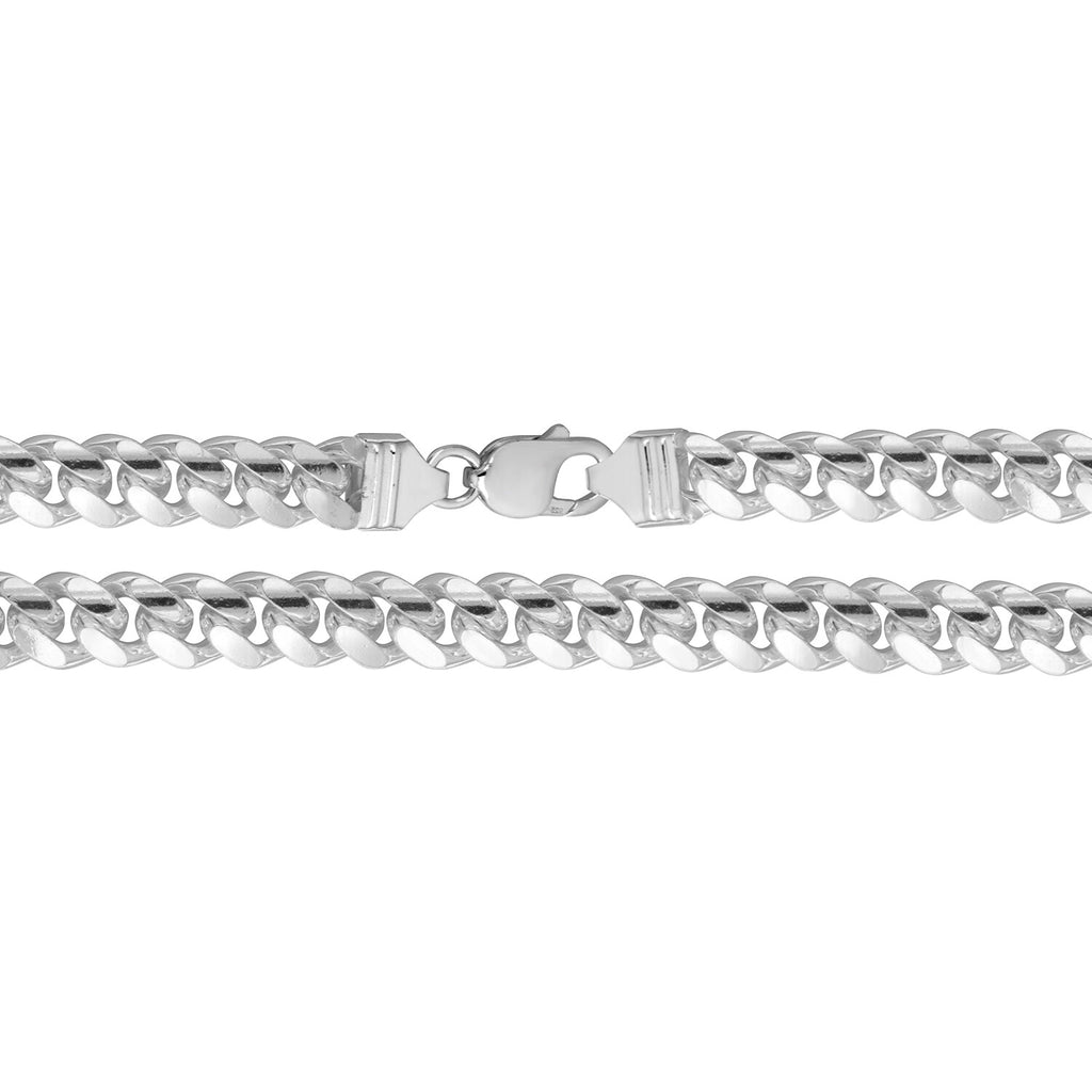 Sterling Silver Cuban Chain British Made 925 Hallmarked 22" Weight 142 g