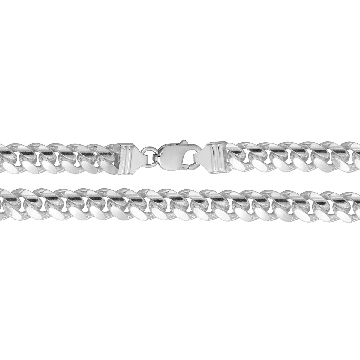 Sterling Silver Cuban Chain British Made 925 Hallmarked 22" Weight 142 g