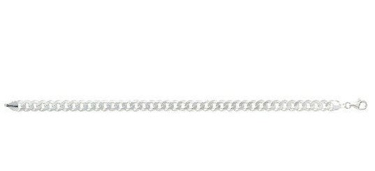 Gents Curb Bracelet Solid Sterling Silver 925 Hallmarked Brand New Boxed