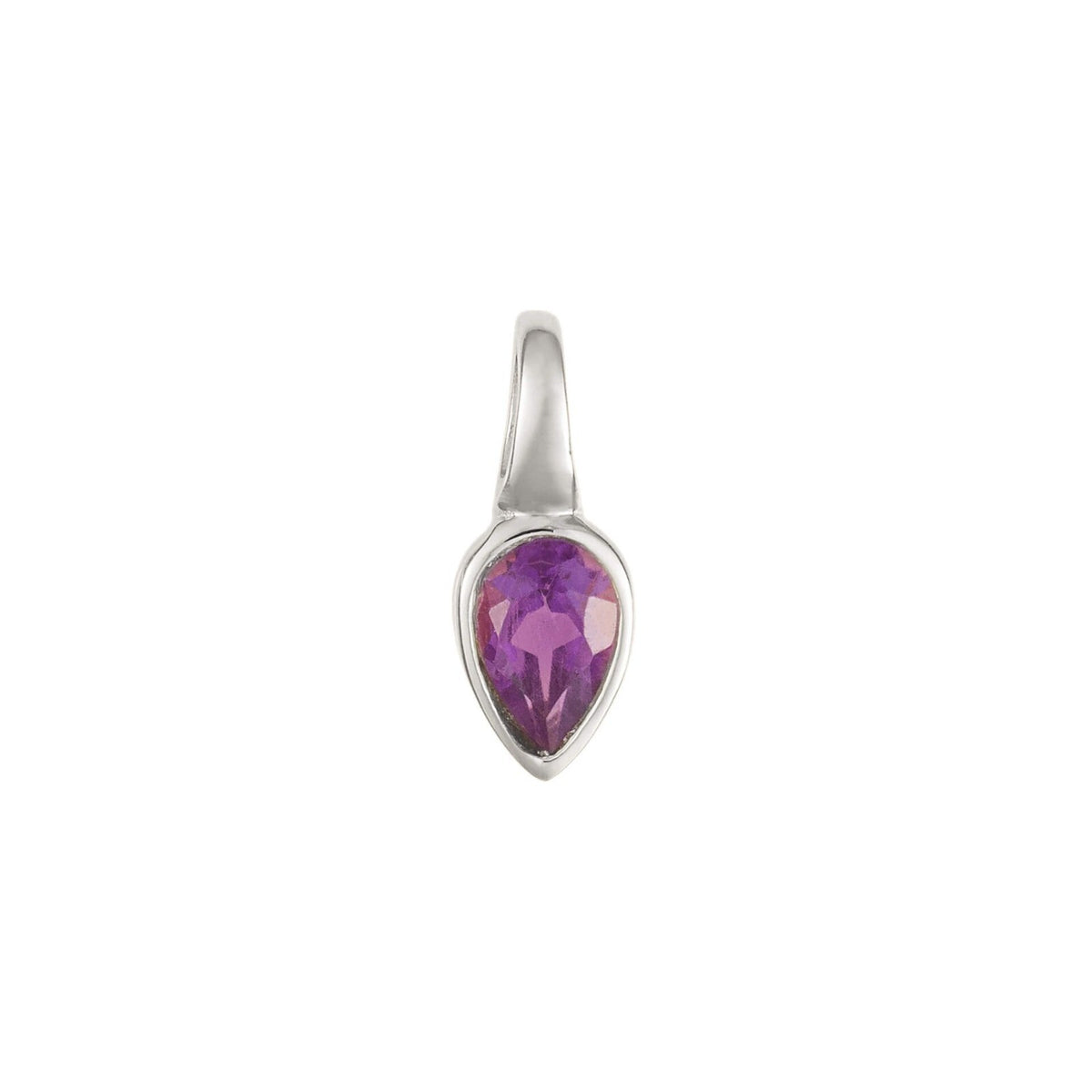 Semi Precious Birthstone Pendant Sterling Silver 925 Hallmarked All Months