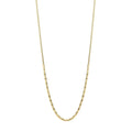 Diamond Cut Bead Bar Necklace 9ct Yellow Gold 375 Hallmarked British Made 43cm