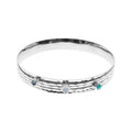 Sterling Silver Catalina Spinner Bangle British Made 925 Hallmarked Brand New