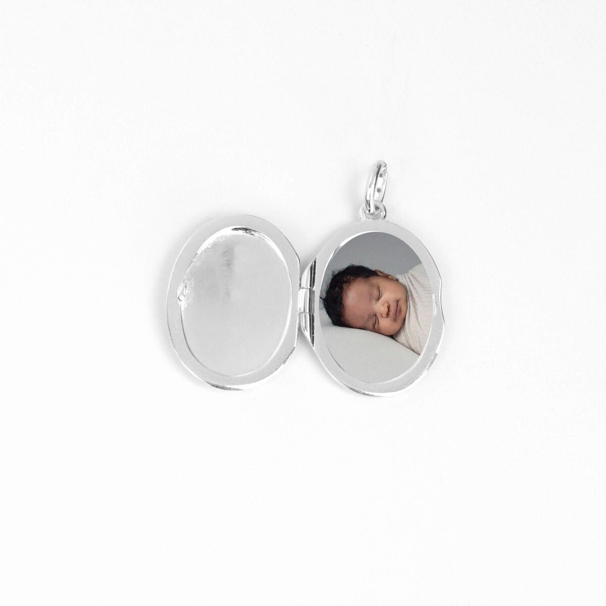Engravable Rose Bush Locket Sterling Silver 925 Hallmarked All Chain Lengths